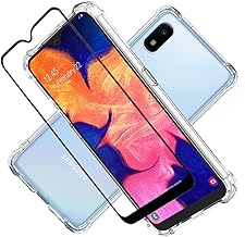 Samsung Galaxy A10e Case, Galaxy A10e Case with Screen Protector, Transparent Shockproof Slim Clear Color Soft TPU Protection Fit FCover Cases for Samsung Galaxy A10e (Clear)
