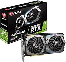 MSI Gaming GeForce RTX 2060 Super 8GB GDRR6 256-bit HDMI/DP G-SYNC Turing Architecture Graphics Card (RTX 2060 Super Gaming)
