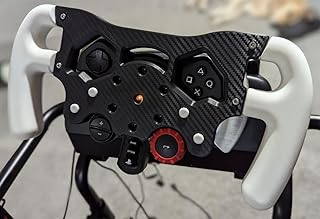 F1-Style Racing Steering Wheel Mod for Logitech G29/G920/G923, Formula 1 Design with Ergonomic Controls & Quick Install, Sim Racing Gaming Simulator Accessory (Black)