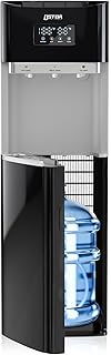 OSTBA Bottom Loading Water Cooler Dispenser for 3 & 5 Gallon Bottles, Hot, Cold & Room Water, LED Display, Child Safety Lock, Stainless Steel Tank Water Dispenserfor Home & Office