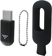 Smart IR Remote Control Adapter with App, USB-C Infrared Blaster for Android Phone & Fit for Apple TV, Keychain & Silicone Case Included, Control for AC/TV/DVD/Roku/Samsung