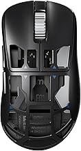 Pulsar Gaming Gears Feinmann F01 Wireless Gaming Mouse, Magnesium Alloy, Ultra Lightweight 1.62 oz (46g), Ergonomic, Optical Switch, 32000 DPI, 750 IPS, XS-1 Sensor, 8k Compatible (Black)