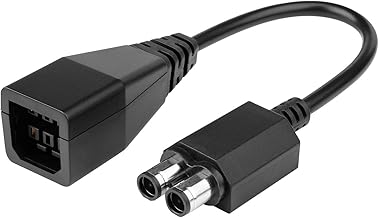 Compatible with Xbox 360 to Slim Power Adapter Cable (25cm) - Reuse Old Power Supply on 360 Slim Console