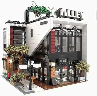 Deers Bubble Tea Café with LED Light Kit Street View Modular City Building Block Bricks Great Gift for Teen and Adults