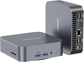 GT13 PRO Mini PC, Intel Core i9-13900HK (14C/20T, up to 5.4GHz), 16GB DDR4 RAM, 1TB PCIe 4.0 NVMe SSD, Aluminium Design Windows 11 Pro Desktop Computer with USB4,Wi-Fi 6E,BT 5.2,8K UHD