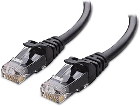 Cable Matters 10Gbps Snagless Cat 6 Ethernet Cable - 10ft, Cat 6 Cable, Cat6 Cord, Ethernet Cord, Black