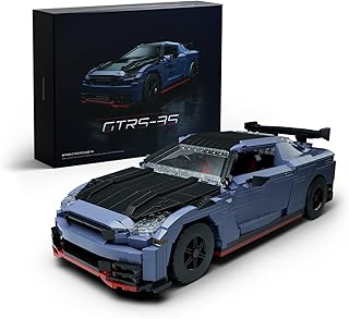 GTRS-35 Sports Car Building Set, 1:14 Scale Collectible Model Set for Display, Gift for Adult Car Enthusiasts (1323PCS, NF10285)