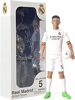 Banbo Toys Real Madrid CF Jude Bellingham 8" Collectible Soccer Action Figure