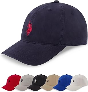 Baseball Cap, 100% Cotton Adjustable Dad Hat with Small Pony Logo