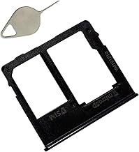 A10e Dual Sim Card Tray Slot Replacement for Samsung Galaxy A10e A102U 5.83 Inch 2019 with Eject pin (Black)