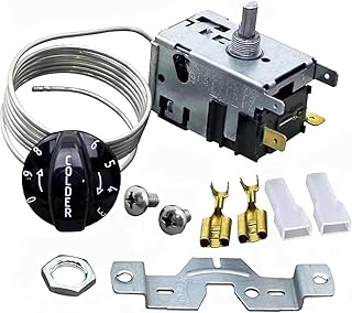 988284 800382 Upgrade Temperature Control Kit, 077B6856 Refrigerator Thermostat Controller, Compatible with True Refrigerators Series, Replacement for 077b, 800306 461387, TC,TSD,T Series,GDM,GEM,G4SM