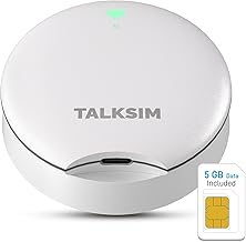 UFO Mobile Hotspot with 15GB Data, Portable Pocket WiFi 6 & 4G LTE Hotspot MiFi Device, Support AT&T, T-Mobile, Verizon |10 Connected Devices, USA Coverage, No Contract (White, 15GB)