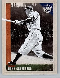2022 Panini Diamond Kings #4 Hank Greenberg Detroit Tigers Official MLB PA Baseball Card in Raw (NM or Better) Condition