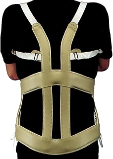 Truform-OTC Thoracic Lumbar Sacral Orthosis Brace, Spinal Disk Back Support, Molded Knight-Taylor Style - Small (17" Length)