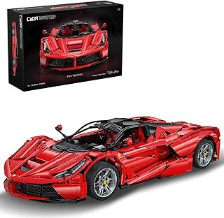 Master C61505W LaFer Supercar Building Set, 1:8 Scale Sports Car Building Blocks Kit for Adults, Collectible Motorsport MOC Car Toy Gift for Men Teens - 4739 Pcs