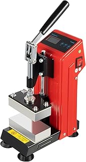 Manual Heat Press Machine with LCD Controller 2x5 Inch 400W Dual Heating Plates 1100lbs Pressure Portable Mini Extracter Hot Presser