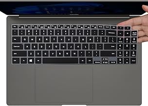 CaseBuy Keyboard Cover for 2025 2024 2023 Samsung Galaxy Book 5 4 3 2 Pro 360/360 16" 15.6", Galaxy Book 5/4 /3 Ultra|Edge 16" NP750QHA NP750XGK NP960XFG NP964XFG NP754XFG Keyboard Protector, Black
