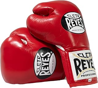 CLETO REYES Professional Competition Boxing Gloves for Men and Women, Leather and Horsehair, MMA, Kickboxing, Muay Thai, Lace Up