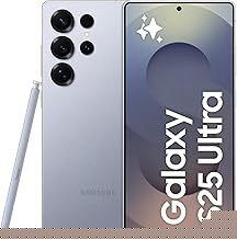 Galaxy S25 Ultra 5G SM-S938B/DS 256GB 12GB Dual SIM Factory Unlocked GSM Smartphone, 6.9" 120Hz AMOLED Display, 200MP Camera - International Version (Titanium Silver Blue)