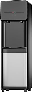 Euhomy Top Loading Water Dispenser, Hot and Cold Water Cooler for 3 or 5 Gallon Bottles,Child Safety Lock,Water Cooler Dispenser for Kitchens, Offices and More - Black
