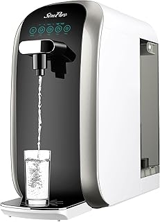 SimPure Y7P-BW UV Countertop Reverse Osmosis Water Filter, NSF/ANSI 58 Certified, 5 Stage RO Water Filtration System, Water Purifier for Home, No Installation, 4: 1 Pure to Drain, Classic Pure Taste