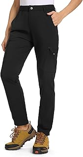 Women's Hiking Cargo Pants Lightweight Water Resistant Quick Dry Fishing Camping Travel Work Pant with 6 Pockets