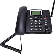Tangxi 4G GSM Cordless Landline Phone with SIM Card, Wireless GSM Classic Desk Telephone with SOS Emergency, User Friendly for Business or Family