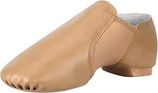 Unisex 006 PU Leather Upper Slip-on Jazz Shoe for Women and Men's Dance Shoes