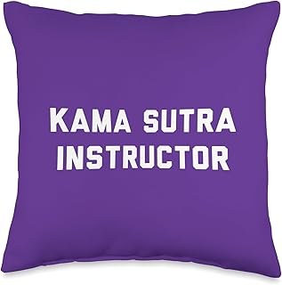 Kama Sutra Instructor Make love Not War Throw Pillow