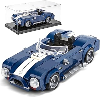 Sports Car Building Set for Adults, Classic Racing Car Collectible Decor Model Kit with Display Box, Cool Vehicles Gifts for Adults and Teens Age 14+ (324 Pieces)