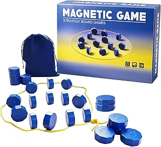 Magnet Chess Game Magnet Game with String, Puzzle Strategy Games for Easter Basket Stuffers Family Games Night & Party & Birthday & Christmas, Game Collections, Gaming Tops