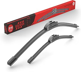 BERG REGEN 26"+16" Windshield Wiper Blades Replacement for Toyota Corolla 2009-2019,Toyota RAV4 2013-2024,Honda CR-V 2007-2018,Hyundai Accent 2011-2022 Tucson 2016-2024 –Genuine OEM Quality (Set of 2)
