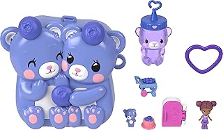Dolls and Playset, Blueberry Besties Compact, Travel Toy with 1 Micro Doll, Pet, Fruit Themed Accessories