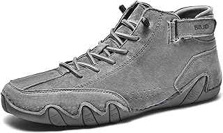 Men's Beck Shoes Waterproof Non Slip High Top Chukka Boots Handmade Suede Caual Outdoor Sneakers