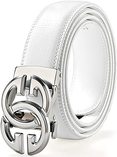 Men Real Leather Ratchet Belt Genuine Cowhide Strap 1.5" Wide Trim To Fit