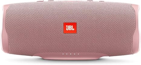 JBL Charge 4 Waterproof Portable Bluetooth Speaker- Pink (Renewed)