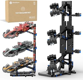 Display Stand for Lego Speed Champions Formula 1 Race Car, Stand for F1 Car 66802 77242 77243 77244 77245 77246 77247 77248 77249 77250 77251 and other 8-stud car, Building Kit for Kid 6+