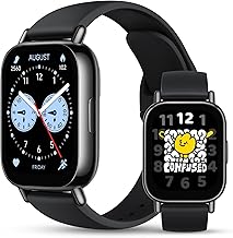 Redmi 5 Lite Smart Watch, Step Counter Watch for Women Men with 1.96" LCD Large Display, 140 Sports Modes, 5ATM Waterproof (Lite-Black)