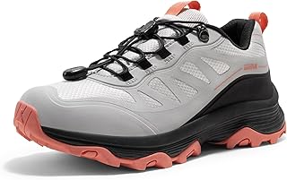 Women's Waterproof Hiking Shoes Quick Laces Outdoors Walking Trekking Camping Tennis Sneakers Canyon
