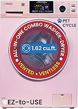 Equator 24" Original 110V CONVERTIBLE Compact Combo Washer Dryer 1.6 cu.ft./15 lbs for Apartment, Condo, RV, Tiny Home & Small Spaces, 1400 rpm PET cycle in Pink