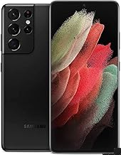 Samsung Galaxy S21 Ultra 5G, US Version, 128GB, Phantom Black - Unlocked (Renewed)