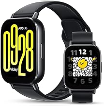 Redmi 5 Active Smart Watch, Step Counter Watch for Women Men with 2" LCD Large Display, 140 Sports Modes, 5ATM Waterproof (Active-Midnight Black)