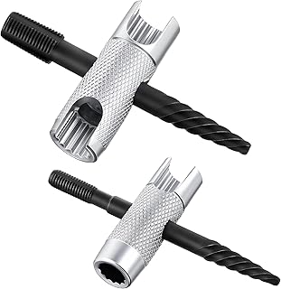 Feekoon Grease Zerk Fitting Tool All in One Grease Fittings Assortment with Removal Tool Fit 1/4"-28 SAE, 1/8"-NPT, M10x1 M8x1 and Hex Size 3/8" 5/16" 7/16" for Install, Remove, Rethread