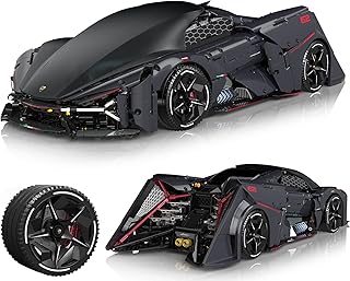 1:8 Sport Building Supercar Set for Adults, Model Kit for Adults to Build, Collectible Car Building Kits, Supercar with Authentic Features,Display Model for Home or Office(2884PCS)