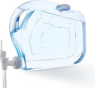 Arrow Ultra Drink Dispenser for Fridge, 1.25 Gallon - Plastic Beverage Dispenser with Spigot - Clear Space-Saving Design with Handle - Ideal for Water, Juice & Iced Tea - BPA Free - Made in USA
