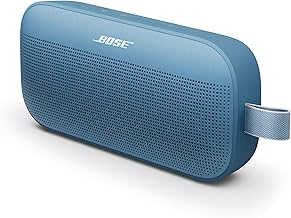 SoundLink Flex Bluetooth Speaker (2nd Gen) - Portable Outdoor Speaker with Hi-Fi Audio, Waterproof and Dustproof, USB-C, Up to 12 Hours Battery Life, Blue Dusk