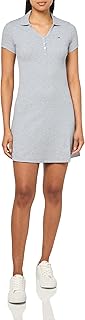 Women's Short Sleeve Polo Dress with Stretch Summer Casual Dresses
