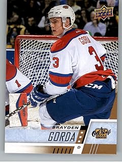 2017-18 Upper Deck CHL #129 Brayden Gorda Edmonton Oil Kings Canadian Hockey League Card