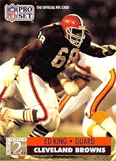 1991 Pro Set Football #758 Ed King RC Rookie Cleveland Browns DC The Official Trading Card of the National Football League (NFL)