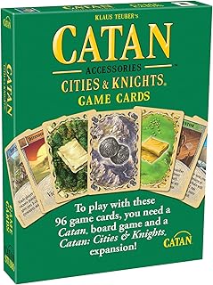 Cities & Knights Replacement Game Cards - Complete Set of 95 Game Cards for The Cities & Knights Board Game Expansion (Sold Separately), Board Game Accessories Made Studio